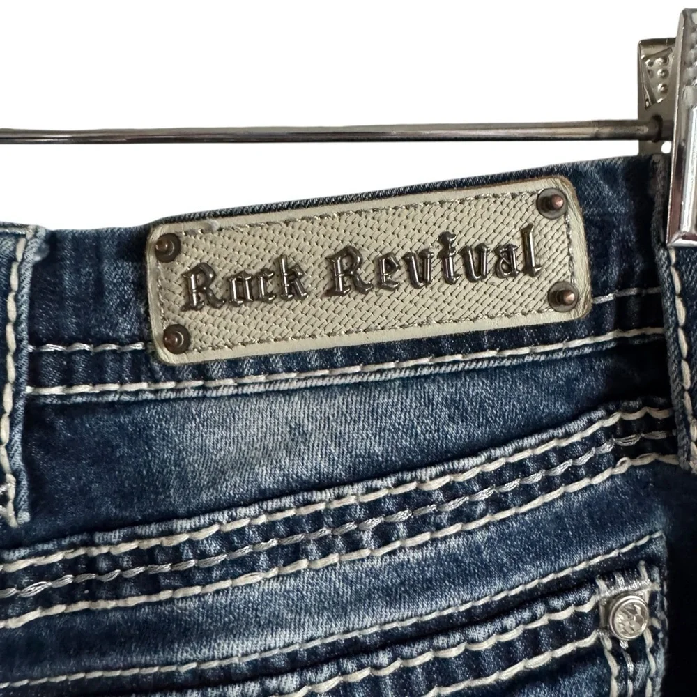 Rock Revival Berry Straight Stretch Jean, Size 28